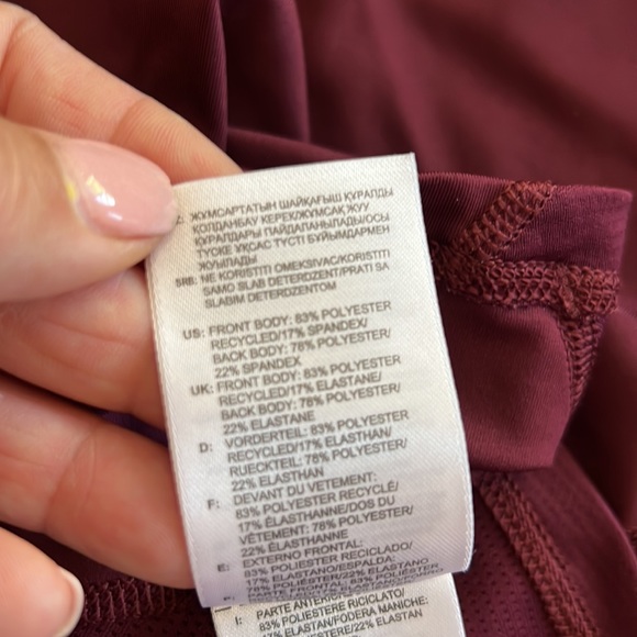 NWOT{Adidas}Mens Sz XL Maroon Long Sleeve Techfit Compression Climacool T-shirt - Picture 5 of 5